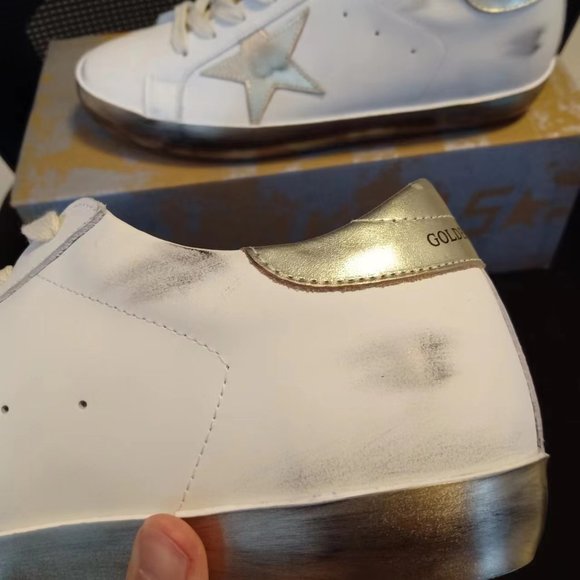  white casual old star dirty sneakers main image 5
